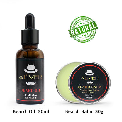 Beard styling and shaving set