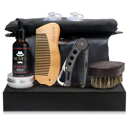 Beard styling and shaving set